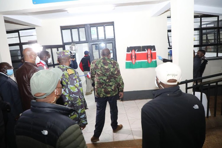 President Uhuru Kenyatta opens hospital in Kangemi today